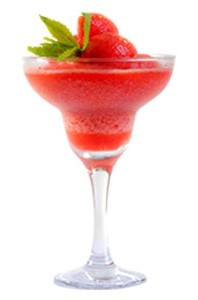Virgin strawberry daiquiri drink
